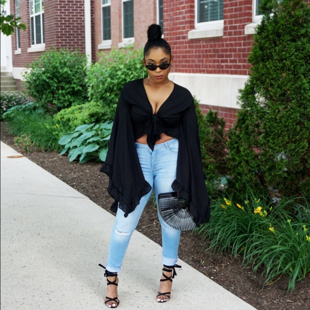 Jasmine Ruffle Sleeve Top